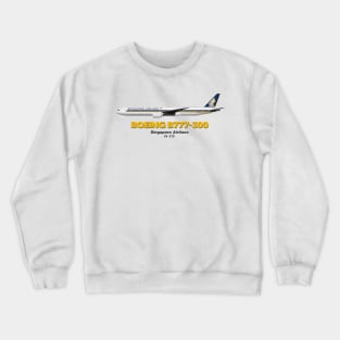 Boeing B777-300 - Singapore Airlines Crewneck Sweatshirt